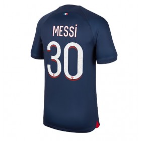 Herren Fußballbekleidung Paris Saint-Germain Lionel Messi #30 Heimtrikot 2023-24 Kurzarm
